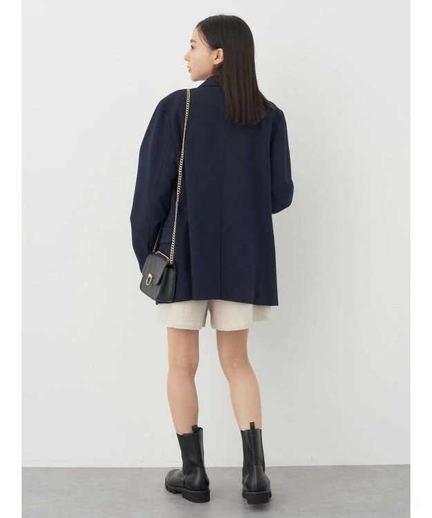 earth music&ecology テーラードジャケット Navy