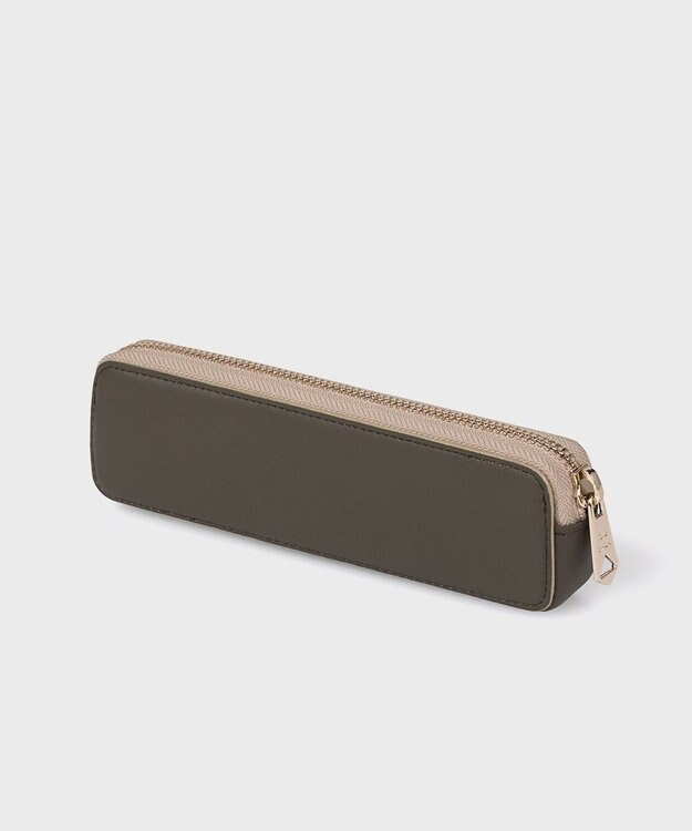 Paul Smith サプルレザー ペンケース カーキ