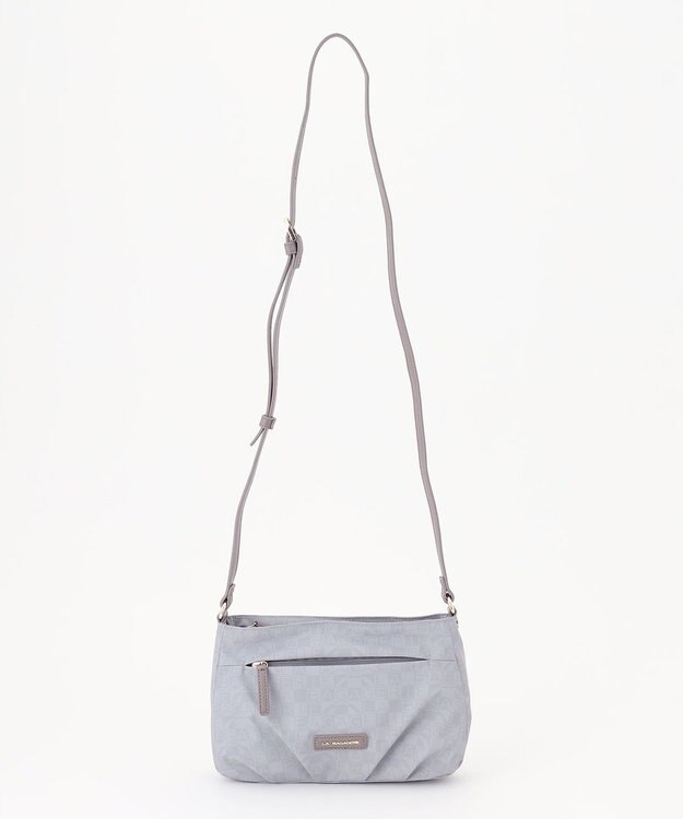 LA BAGAGERIE MONOGRAMME ポシェット グレー