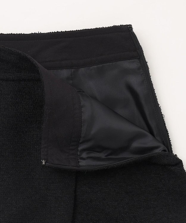 GRACE CONTINENTAL ツイードラップショートパンツ ブラック