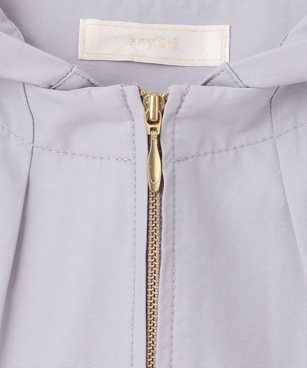 ANY SIS 【撥水/花粉対策】2WAYフーディー ブルゾン 【WEB限定】アイスブルー