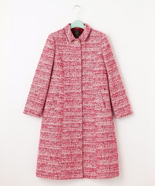 TOCCA CAMELOT TWEED コート オールドローズ系