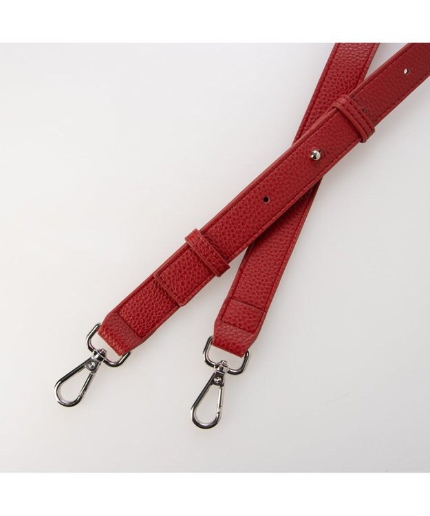 UNBILLION カシュカシュ cachecache / ショルダーバッグ付きキャンバストート レッド