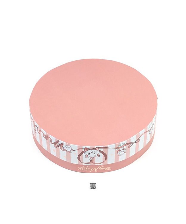 PET PARADISE  ディズニー マリー 丸型 猫爪とぎ ダンボール 《帽子箱風》 帽子箱風