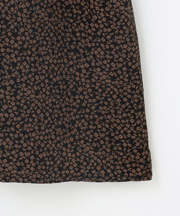 ANY 【洗濯機可能/ウエストゴム】ウエストギャザー ワンピース フラワー