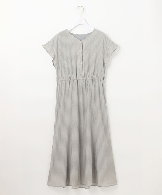 ANY SIS ドビーシアーチェック ワンピース ミント