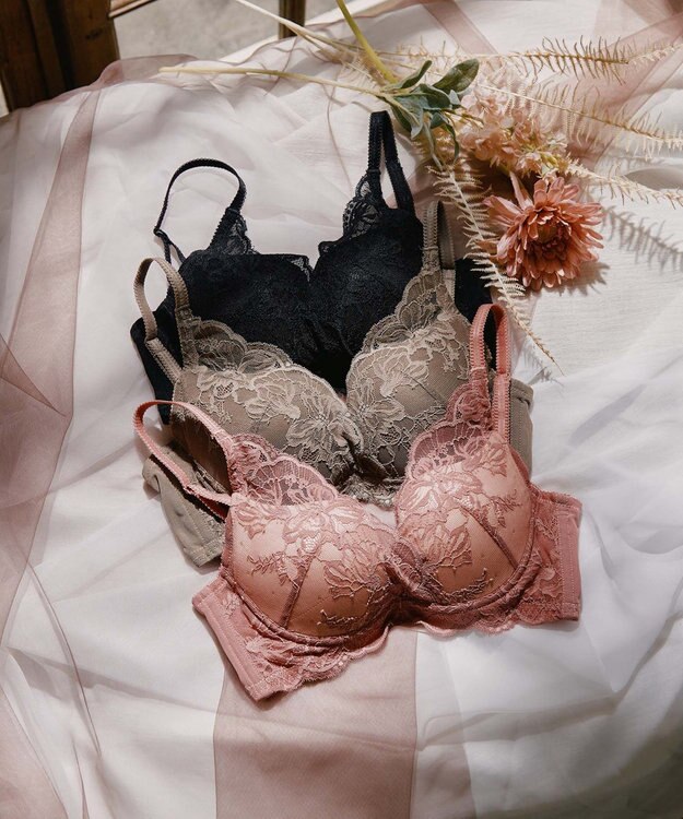 San-ai Resort（三愛水着楽園） 【新レース】カシュクール脇高ブラセット 【northerly】 アッシュローズ