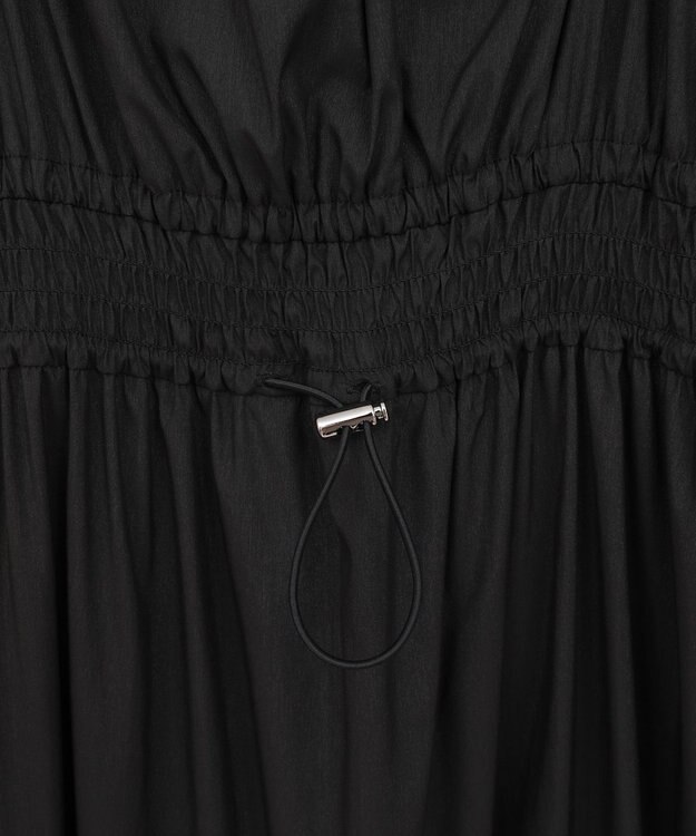 earth music&ecology ドロストシャーリングキャミワンピース Black