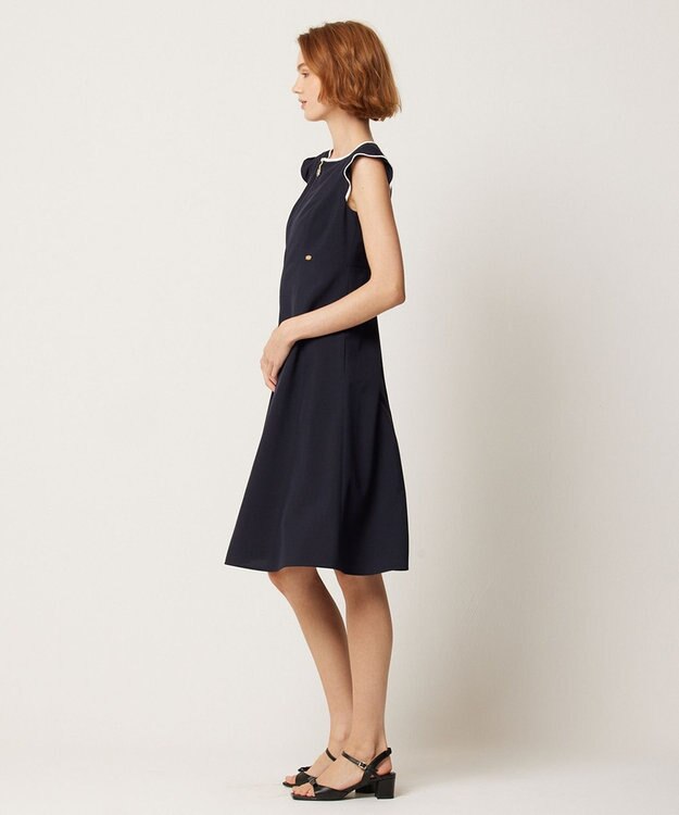 TOCCA 【洗える】SUMMER ENTRANCE ドレス ネイビー系