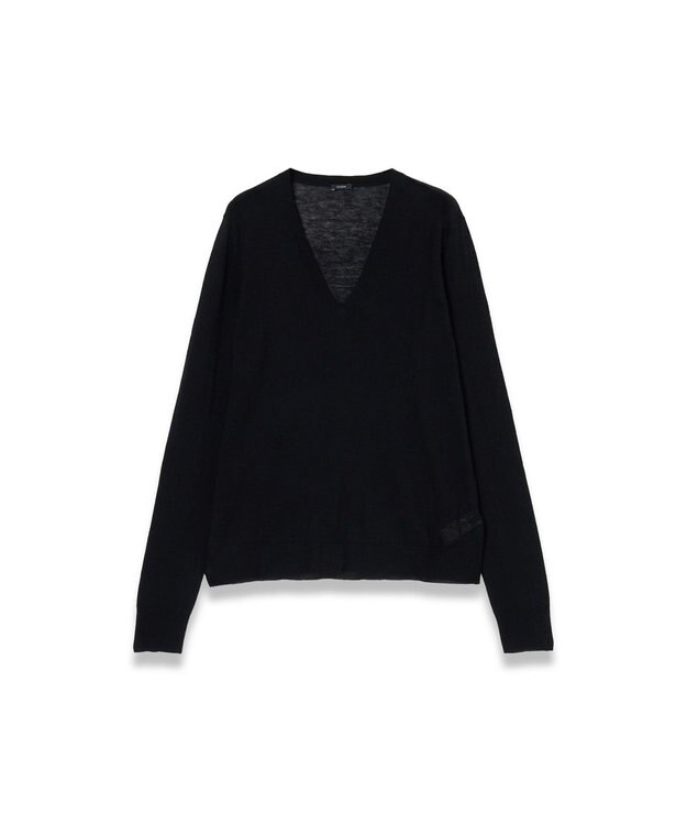 JOSEPH 【WEB＆OUTLET限定】ウールエアー Vネックニット Black