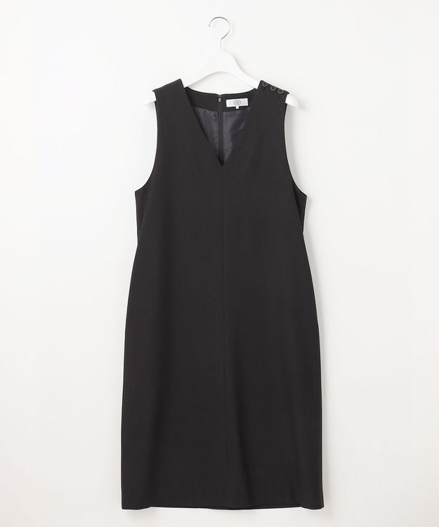 J.PRESS LADIES S 【洗える】2way thermoサキソニー ジャンパースカート ブラック系