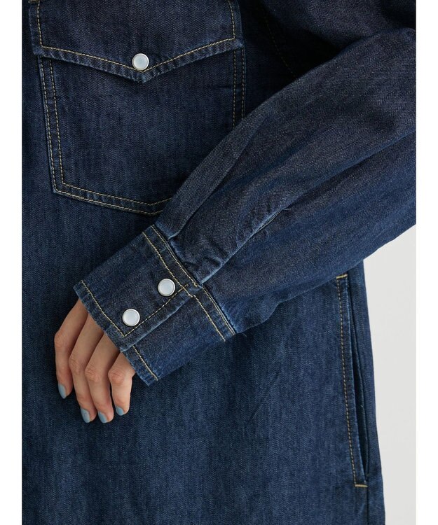 Green Parks ・ＳＵＧＡＲ　ＳＰＯＯＮ　デニムウエスタンワンピース One Wash