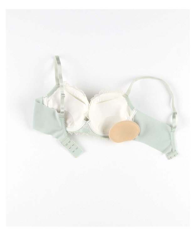 AMPHI ブラジャー ふっくらまる胸キープ 脇高設計 背中をスムージング 【Hold Day Bra ホールドデイブラ】 ブラ BBJ304 アンフィ／ワコール メロン