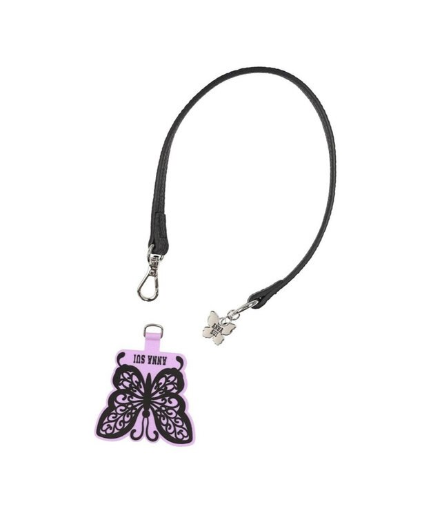 ANNA SUI ASスリング スマホストラップ シルバー