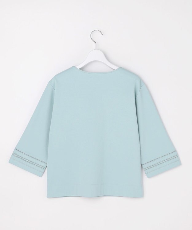 J.PRESS LADIES L ギガダルポンチ カットソー ライトアクア系