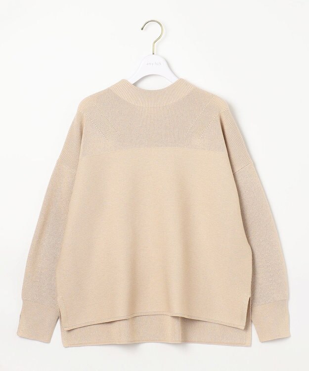 ANY SIS S 【洗える】ウキウキ ニット シャンパン