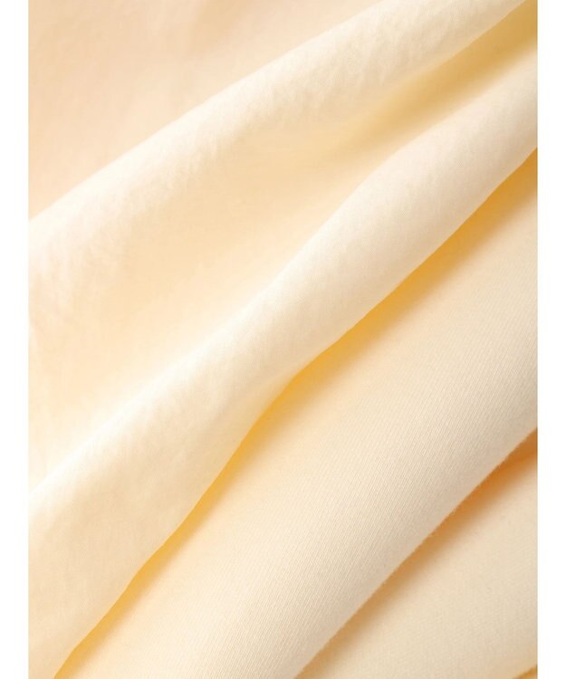 Green Parks armonia. リブ使いコクーンポンチワンピース Ivory