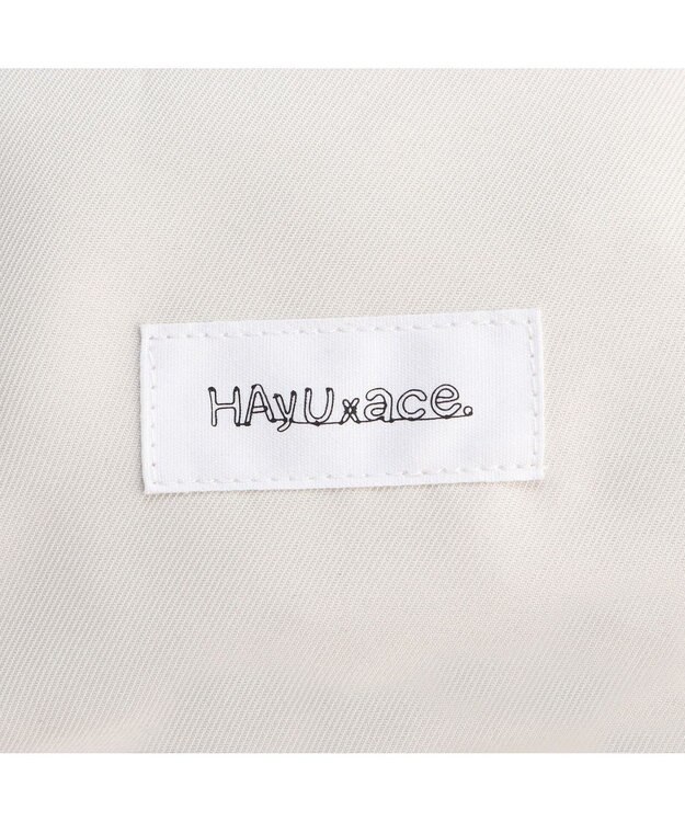 ACE BAGS & LUGGAGE HAyU × ace.  巾着 2点セット 猫柄 17824 アイボリー