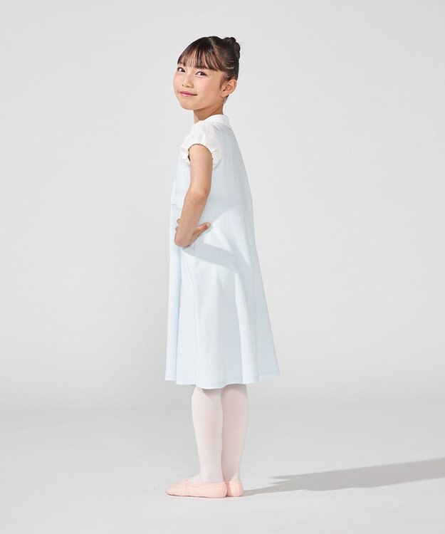 Chacott ジップアップワンピース ベビーブルー