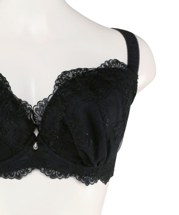 San-ai Resort（三愛水着楽園） エレガントコレクション【2503】単品ブラHIカップ 【背中すっきり】 ブラック