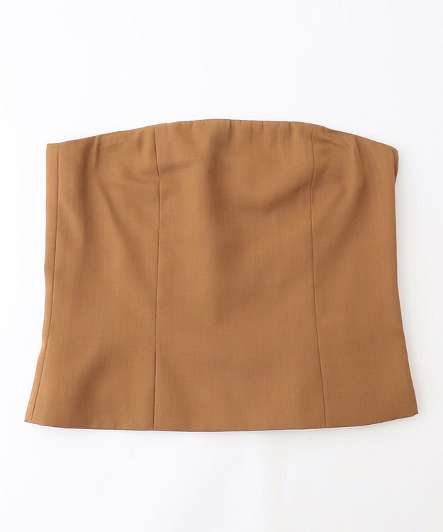 NAVE 【Nave】ウールポリエステルツイル ビスチェ ベージュ系