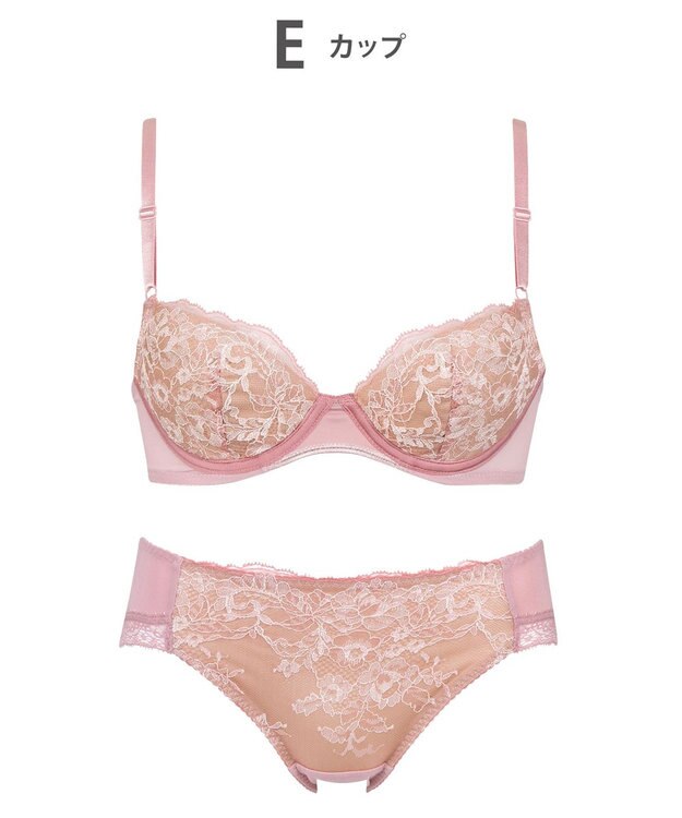 Wing ブラショーツセット　【マッチミーブラ】　ブラがわたしに合わせてくれる　ウイング／ワコール　KB8003 ピンク