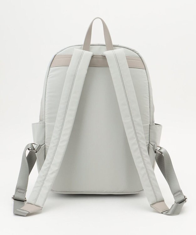 組曲 【PC用ポケット付き】ナイロンポケット バックパック アイボリー系