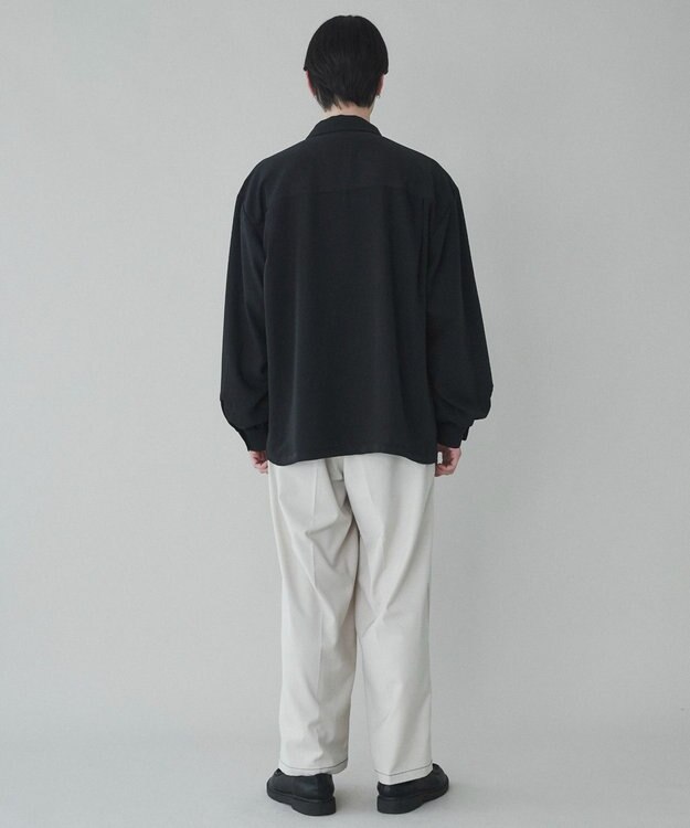 WEGO トロミBIGシャツ ブラック