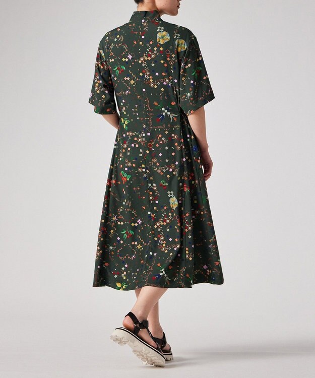 Paul Smith Keepsakeプリント ワンピース カーキ