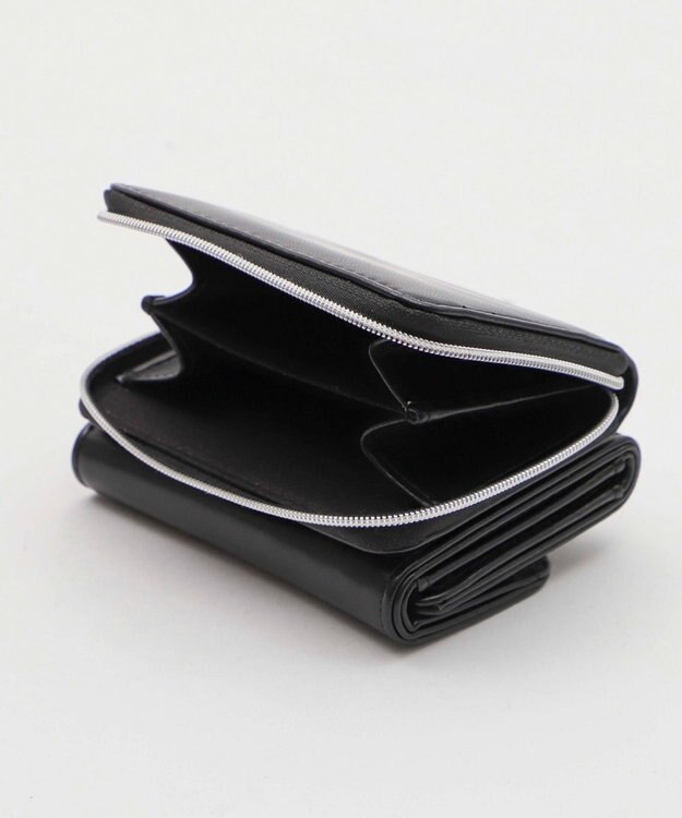 WEGO フリルデザインハートメタルウォレット ブラック