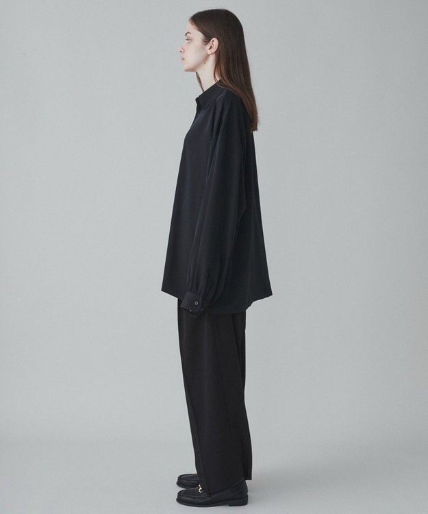 WEGO トロミBIGシャツ ブラック