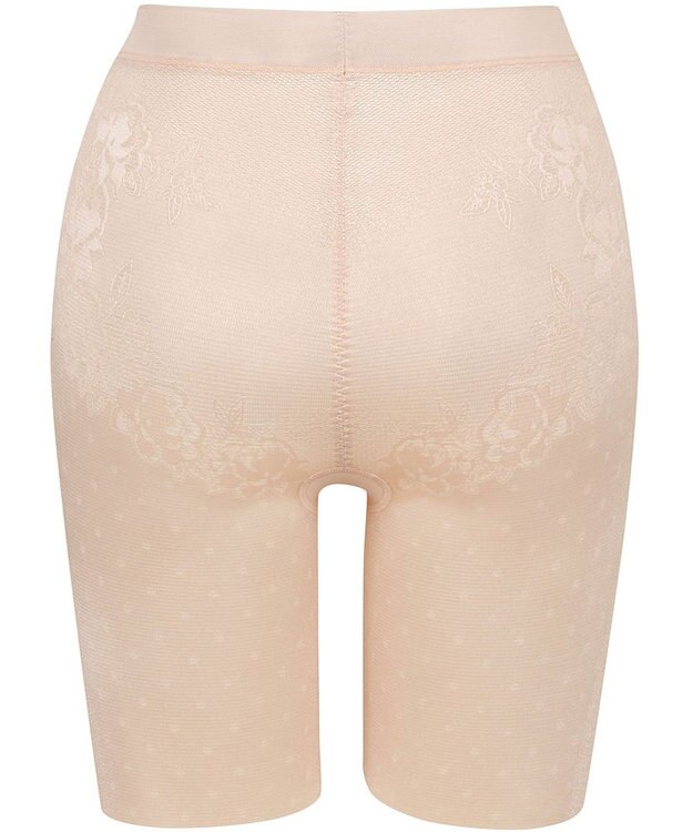 Wing ガードル 夏の汗ムレから解放 おなか押さえ ヒップアップ ウエストくいこみにくい 【ときはなつパンツ】 ロング丈 KQ2714 ウイング／ワコール ベージュ