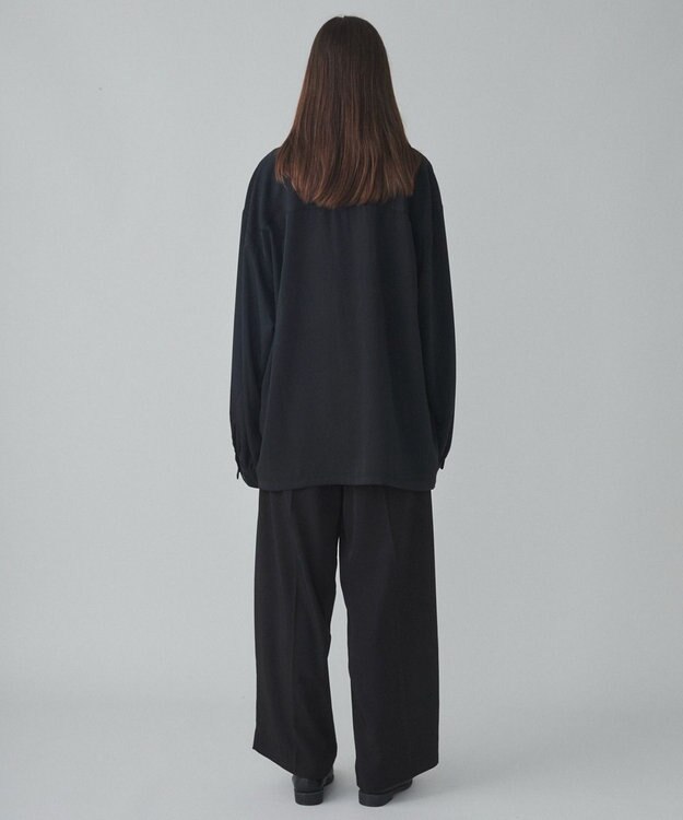 WEGO トロミBIGシャツ ブラック