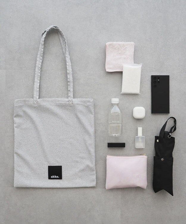 CRAFT STANDARD BOUTIQUE 【追加】akha.ラメトートバッグ Silver