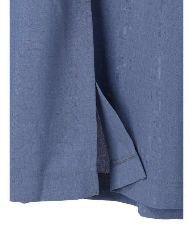 earth music&ecology フロントボタンマーメイドスカート Blue