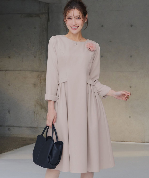 XSサイズ追加・新色追加】サイドフラップワンピース / Tiaclasse