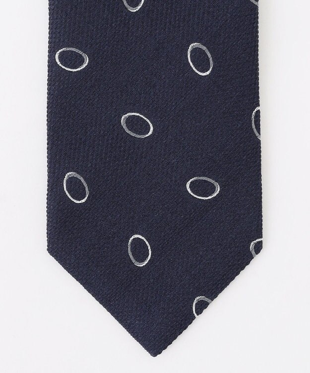 JOSEPH ABBOUD 【イタリア生地・日本製】メランジシャンブレーネクタイ ネイビー系3