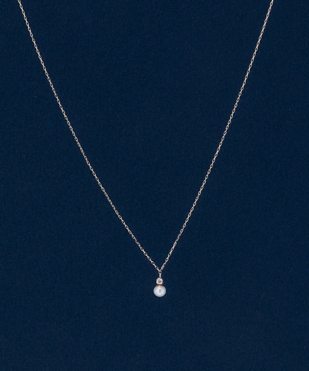 Phoebe 【K10】ジュエルラックネックレス　パール/6月誕生石/天然石/全長:40cm ゴールド