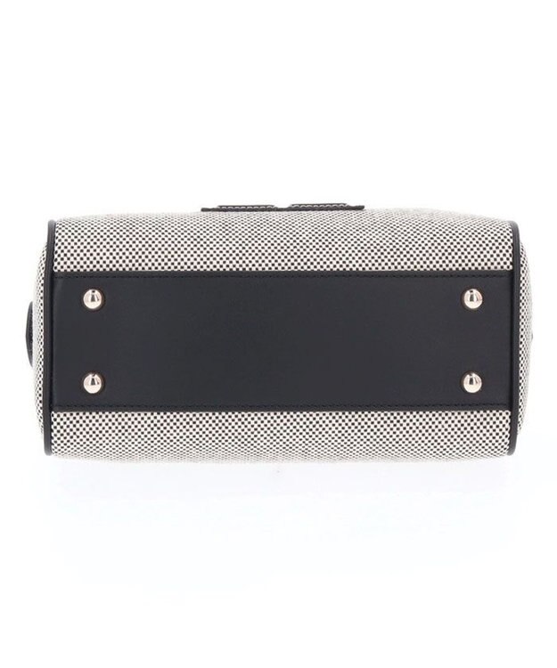 LANVIN en Bleu ヴィジュキャンバス 2wayボストンバッグ ブラック