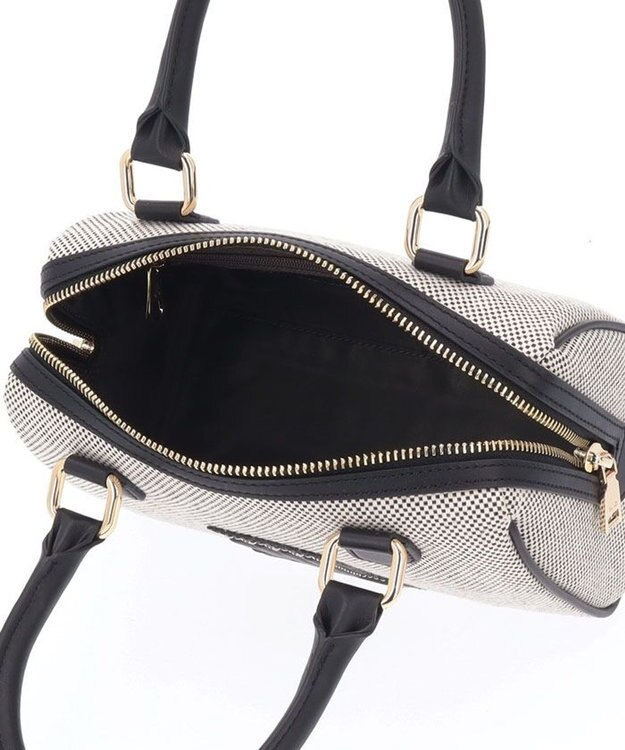 LANVIN en Bleu ヴィジュキャンバス 2wayボストンバッグ ブラック