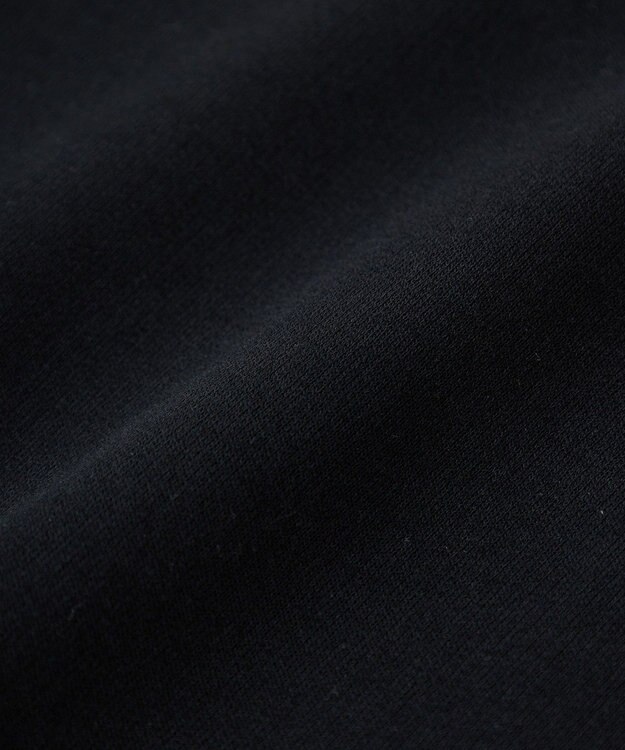 Green Parks スティッチ／メタルプリントクロップドミニ裏毛プル Black