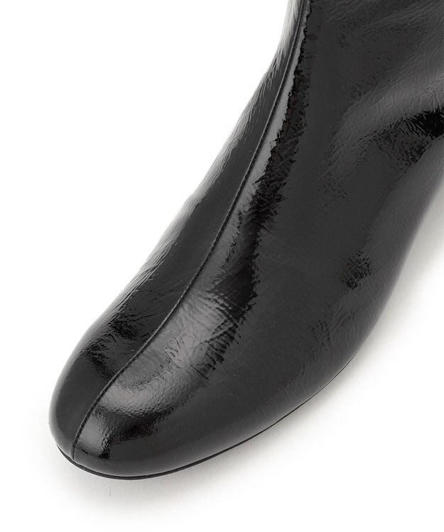 23区 ラウンドトゥ ショート ブーツ ブラック系