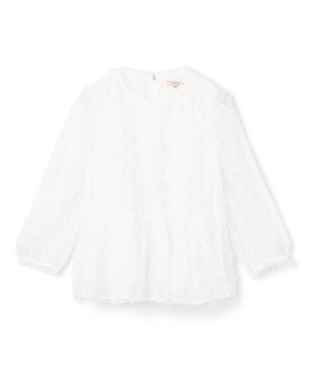 TOCCA 【消臭】FLOWER STEM ブラウス アイボリー系