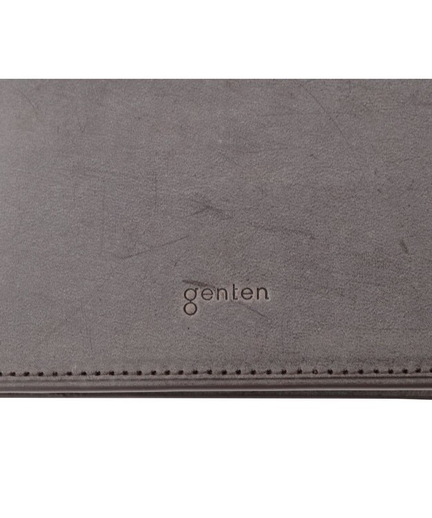 genten プレッソ 2つ折り財布 ダークブラウン