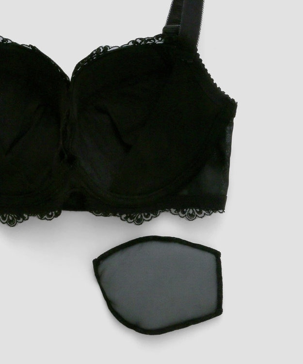 San-ai Resort（三愛水着楽園） エレガントコレクション【2503】単品ブラHIカップ 【背中すっきり】 ブラック