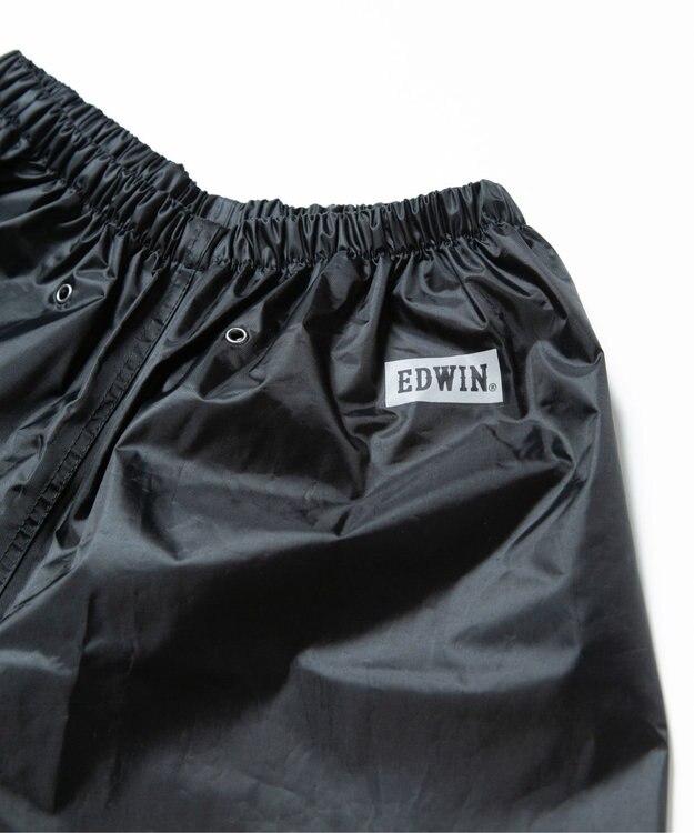 MOONBAT 【防水の頂点へ/上下セット】EDWIN (エドウィン) レインコート レインパンツ 上下セット ブラック