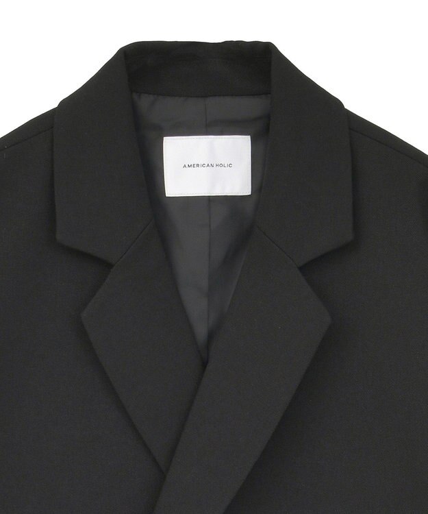 AMERICAN HOLIC オーバーサイズダブルジャケット Black