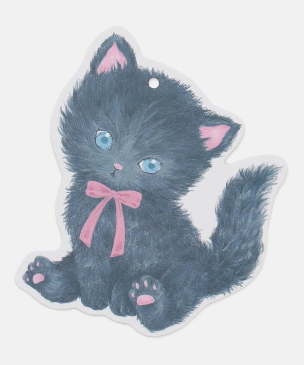 ANY KIDS ネコポケットボアブルゾン クロネコ