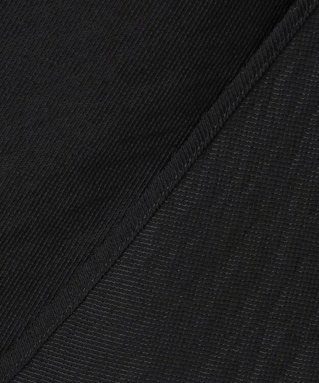 【洗える】 ワッシャーツイル クロップドブラウス 洗える】 ワッシャーツイル クロップドブラウス / ICB L