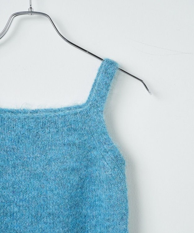 WEGO アンサンブルニットリボンカーデ ブルー